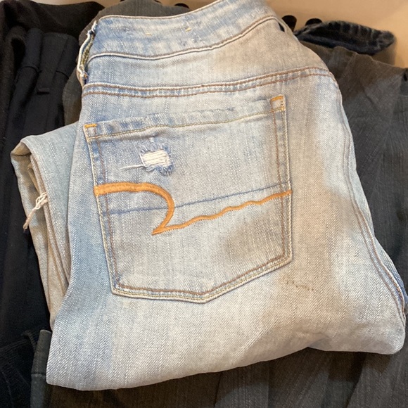 American eagle distress jeans size 6 - Picture 4 of 9
